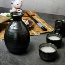 일본 도쿠리/사케잔, 09) 블랙 (폴로38), 독구리1p