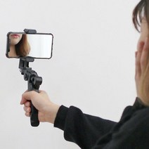 스마트폰 VLOG영상촬영 핸드그립 스마트폰 셀카봉, 단품