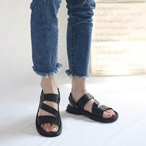 MAN-0379 남자 스트랩 샌들 가죽 캐주얼 데이트 여름 샌들 남성