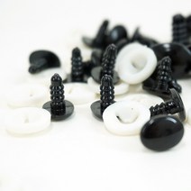 인형눈 코(나사원형)21size/부자재/프랜즈얀, 5mm(3쌍)
