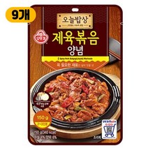 만능양념 집밥 업소용 오늘밥상 제육볶음양념 150g 오뚜기, 9개