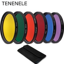 쌍안경 망원경 40.5mm 43mm 46mm 52mm 55mm 58mm 62mm 67mm 72mm 77mm 82mm 풀 컬러 필터 세트 캐논 소니 니콘 카메라 렌즈 액세서리, 1에서 6