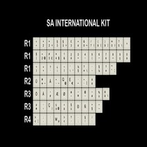 레트로 PBT 키 캡 85_121키 프로파일 염료승화 기계식 게임용 키보드 용 keycap, 121키