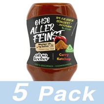 Ohsolecker 앨러 Feinst 카레 케찹 Aller Curry Ketchup Kpf 350G 5개