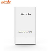 무선라우터 LTE라우터 무선공유기 Tenda 야외 CPE 5G 와이파이 리피터 익스텐더 AP 액세스 포인트 브리지 POE 어댑터 OS3 5km 5GHz 867Mbps, 1.With US plug - 1 PCS