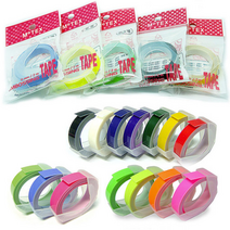 모텍스 또각이테이프 리필 1롤/또각이리필/엠보싱테이프, 형광연두