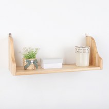 블룸엣홈 원목 디귿자 선반 500 1개, 단일옵션
