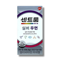센트룸 실버 우먼 멀티비타민 미네랄, 70정, 3개