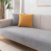 소파 커버 천갈이 미드섬 방수 1234 인용 보호 거실 애완 동물 매트, Gray+60x60cm