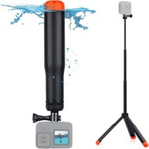 GEPULY Waterproof Selfie Stick Floating Hand Grip Tripod for GoPro Hero 11 10 9 8 7 6 5 4 3 2 Fusion, 4-in-1 Floating Hand Grip