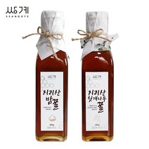 쌍계명차 지리산 밤꿀 400g +헛개나무꿀 400g (자연꿀)