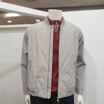 올포유 봄 간절기 남성 초초특가 니트카라 니트소매 시보리 겹점퍼AGJUK2321