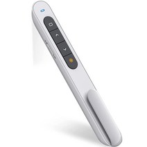 ELISWEEN 무선 프레젠터 리모컨 RF 2.4GHz USB 프리젠테이션 리모컨 파워포인트 프리젠테이션 클리커 키노트/PPT/맥/PC용 (화이트) 104656 가성비
