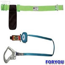 ForU341 에스탑 벨트식안전대 소구경 자동릴 수동버클 1개 사무용품 안전용품 전기용품
