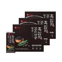 서울우유 흑임자 검은약콩 두유 190ml x20입 x3개 고칼슘 건강한 음료 간식 사무실 회사 부모님 대용식 병원 환자용 식사