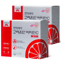 면역케어 고려은단 비타민C D 아연 분말스틱 60포 2개