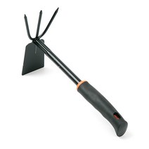 양날 괭이 블랙/홈가드닝용품 주말농장 원예 텃밭 정원 화분 분갈이 조개잡이 갯벌체험 해루질 낚시 도구 용품