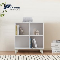 하원가구 18T 제이코 가로 세로 책장, 4칸-화이트