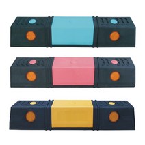 고무 PP 카스토퍼 주차장 주차방지턱 HA510 합성수지 (볼트별도), 3개, 청색