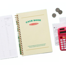 수입 지출관리 자산관리 만년형 가계부 1년형, 크림