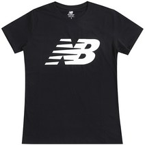 뉴발란스 W 클래식 NB 로고 티 (WT03816_BK)