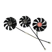 컴퓨터 GeForce RTX 3070 NB-V VGA 그래픽 카드 교체 용 3 개/대 75MM x 1 85MM 2 GPU 쿨러