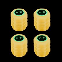 자동차부품 해골 로고 발광 밸브 캡 자동차 바이크 오토바이 자전거 타이어 노즐 커버 장식 방진 액세서리, 08 4pcs yellow B