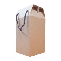 지붕형 꿀병 2.4kg 1P 포장박스 100장, 100개