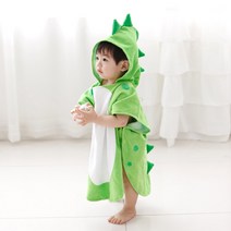 수영타월 유아목욕타올 수영타올 유아목욕가운, 그린