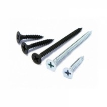 나팔머리 석고 외날피스 흑색 8x65 1봉(300) 88215, 솔로몬24 본상품선택, 상세페이지 참조