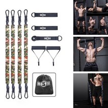 가정용 철봉 바가있는 저항 밴드 푸시 업 보조 스트랩 벤치 프레스 스쿼트 운동 문틀 낮은, 12KG