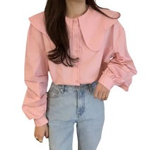 퀸하우스 윙카라 러블리 셔츠블라우스