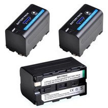 소니 5200mAh LED 표시기 NP F750 NP F770 NP-F750 배터리 Akku LCD USB 충전기 Sony NP F970 F960 F550 F570 QM91D CC, 협동사, 3 배터리, 08 3 Battery
