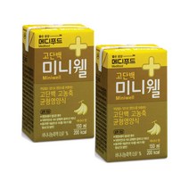 메디푸드 미니웰 (바나나맛) 48팩 고단백농축균형영양식, 150ml