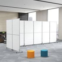 사무실파티션 우드 칸막이 인테리어 가벽 접이식 이동형, 폭1m*2.5m(전판부속품포함)