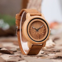 나무손목시계 우드시계 액세서리 스트랩 팔찌 캐주얼