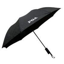 PGA 골프 엠보 2단 자동우산 블랙 1개, PGA 골프 엠보 2단 자동우산 블