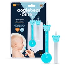 oogiebear Brite - 아기 코 클리너와 귀지 제거 도구. LED 조명이있는 아기 가젯. 신생아 유아 유아를위한 안전한 부거 선택기. 아스피레이터의 대체품.