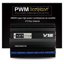 PUZU LVPIN DSP 카오디오 바이크 오토바이앰프 해양보트 I KEY BUY 슈퍼 파워풀 3800W 12V MOSFET 자동차 앰프 클래스 AB 4-Way 4 채널 서브 우퍼