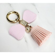 가죽 리본 태슬 차 키링 가방 참장식 악세사리
