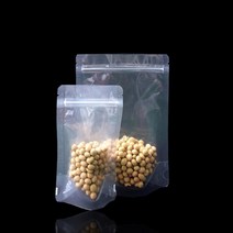 PET 투명 스탠딩 지퍼백 팩 봉투 18X26cm 200매 한약파우치 음료 비닐, |상품선택|