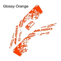 픽업 바디 사이드 스티커 쌍용 무소 트럭 그래픽 스플래시 그런지 데칼 트렁크 비닐 커버, 05 lossy Orne