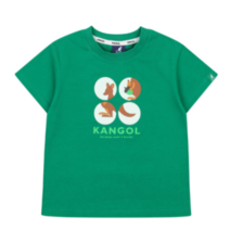 토라스포츠 캉골 키즈 어린이 옷 반팔티 서클 로고 포인트 티셔츠 PB 0407 그린