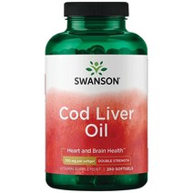 Swanson Cod Liver Oil - Wellness Supplement Promoting Bone Skin Health Vision Support Immune System Function - Natural Formula with High Absorption Vi