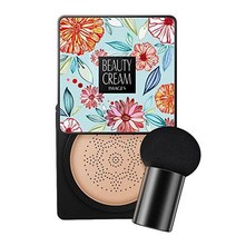 Mushroom Head Air Cushion CC Cream - BB Ashroom Moisturizing Concealer Makeup Sponge for a Long Last, Nature
