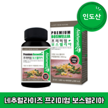 네추럴라이즈 프리미엄 보스웰리아 인도산 관절 부모님 식물성 식약처 2개월분 60g, 60캡슐×1개