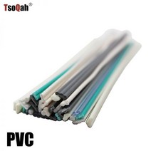 알루미늄 용접봉 스텐 티그 pvc 플라스틱 흰색 회색 녹색 투명, 라운드 4mm 2pcs, PVC 그레이