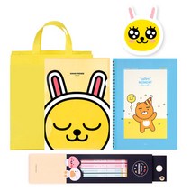 카카오프렌즈 문구세트 학용품세트 카카프렌즈 연필세트 선물가방증정, 카카오 연필문구세트5500(무지), 1세트