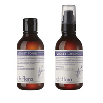 닥터플로라 라벤더 꽃물 바이올렛 토너 100ml + 로션 100ml 세트, 10세트