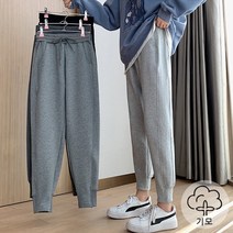 수량소진후단종 스타일아유 아유 여성 밍크 기모 조커팬츠 밴딩 트레이닝 밴딩바지 겨울 AYB0LP0131